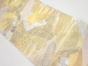 花古典柄織り出し名古屋帯